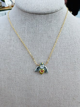 Load image into Gallery viewer, Honey Bunny Bee Necklace - 14k Gold Fill and Silver
