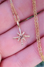 Load image into Gallery viewer, 14k Gold Fill Roxanne Necklace shown in Cubic Zirconia option.
