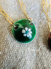 Load image into Gallery viewer, Kalidescope Necklace - 14k Gold Fill &amp; Vitreous Enamel
