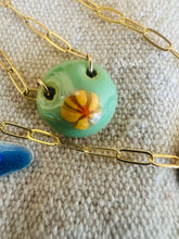 Load image into Gallery viewer, Kalidescope Necklace - 14k Gold Fill &amp; Vitreous Enamel
