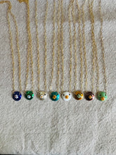 Load image into Gallery viewer, Kalidescope Necklace - 14k Gold Fill &amp; Vitreous Enamel
