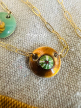 Load image into Gallery viewer, Kalidescope Necklace - 14k Gold Fill &amp; Vitreous Enamel
