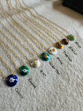 Load image into Gallery viewer, Kalidescope Necklace - 14k Gold Fill &amp; Vitreous Enamel
