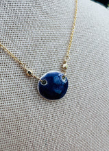 Load image into Gallery viewer, Chroma Necklace ~ Indigo Violet ~ 14k Gold Fill
