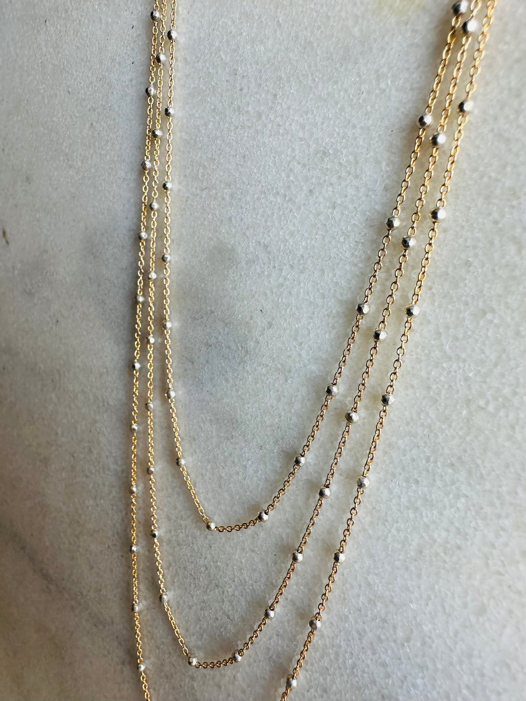 Confetti Chain - 14k Gold Fill & Sterling Silver