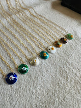 Load image into Gallery viewer, Kalidescope Necklace - 14k Gold Fill &amp; Vitreous Enamel
