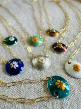 Load image into Gallery viewer, Kalidescope Necklace - 14k Gold Fill &amp; Vitreous Enamel
