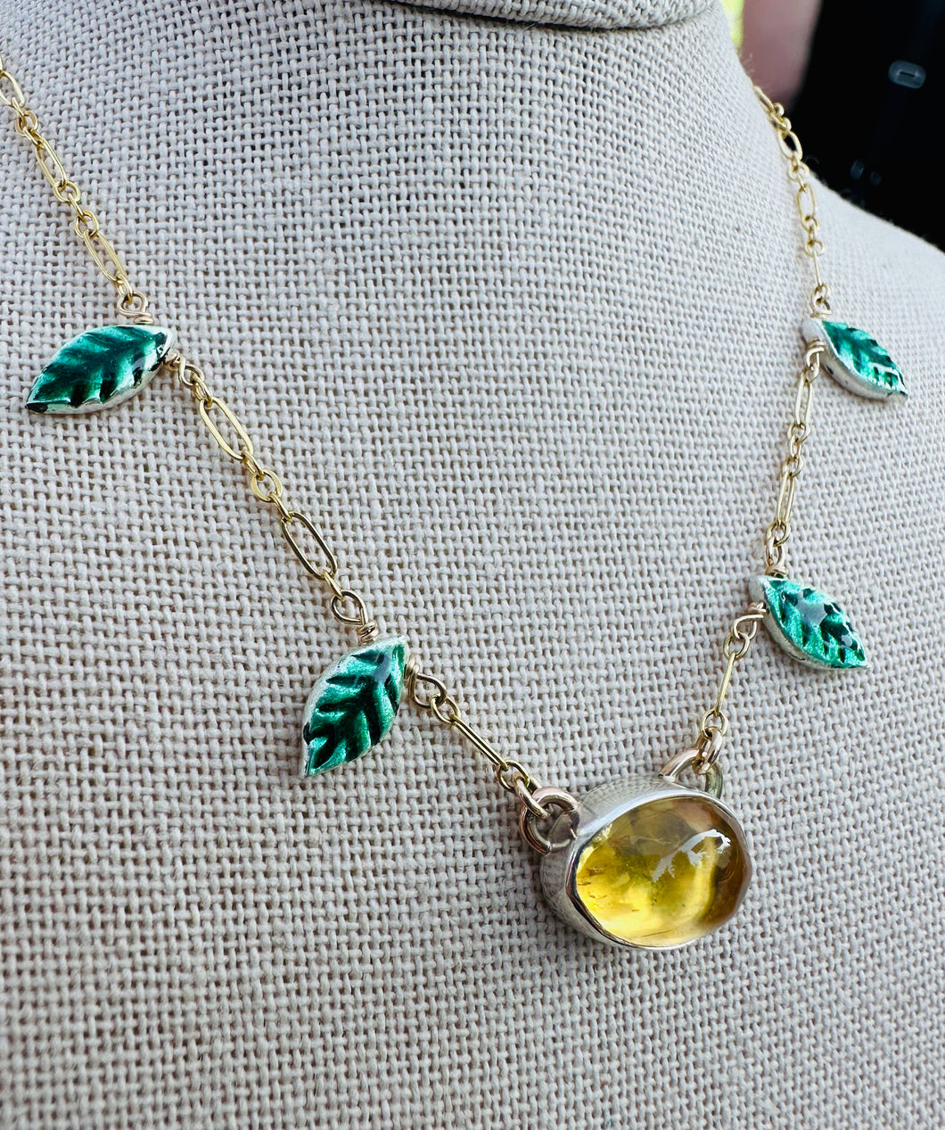 Farmer's Market Necklace - 14k Gold Fill and Silver