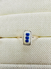 Load image into Gallery viewer, Candy Stacker Ring ~ Vitreous Enamel, Fine Silver and 14k Gold Fill
