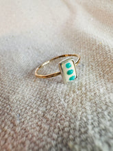 Load image into Gallery viewer, Candy Stacker Ring ~ Vitreous Enamel, Fine Silver and 14k Gold Fill
