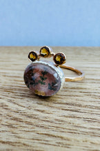 Load image into Gallery viewer, Mistress Mary&#39;s Garden Ring - 14k Gold Fill &amp; Fine Silver
