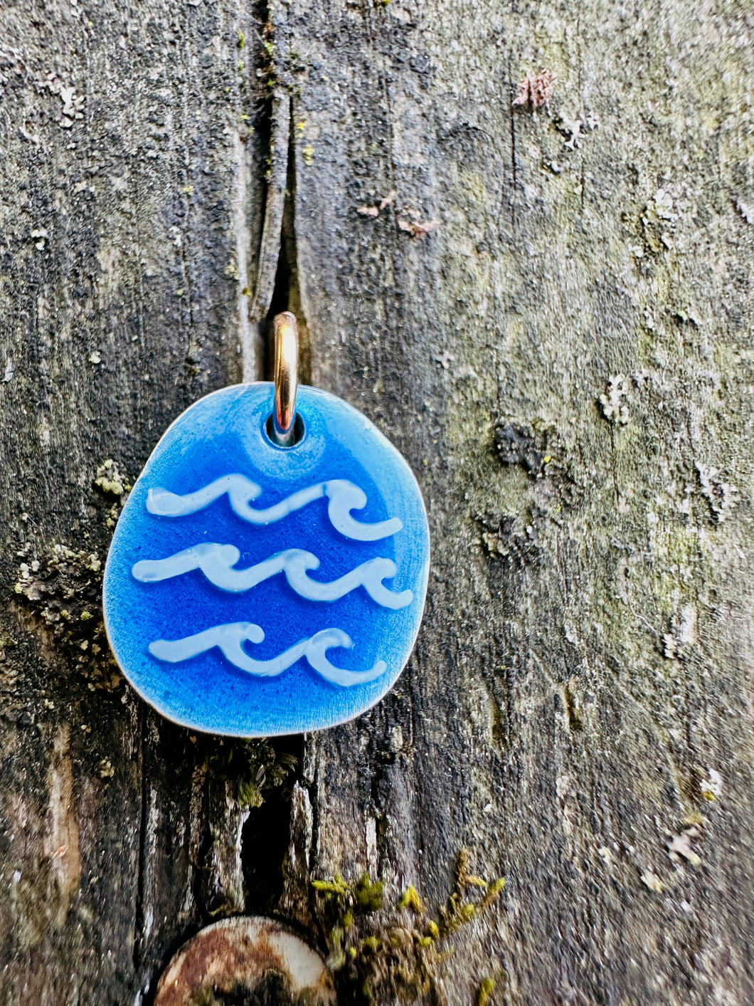 Waves Charm ~ Michigan Collection