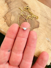 Load image into Gallery viewer, Pixie Heart Necklace - 14k Gold Fill &amp; Fine Silver
