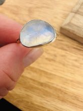 Load and play video in Gallery viewer, Starry Moonstone Ring No. 1 ~ 14k Gold Fill &amp; Sterling Silver
