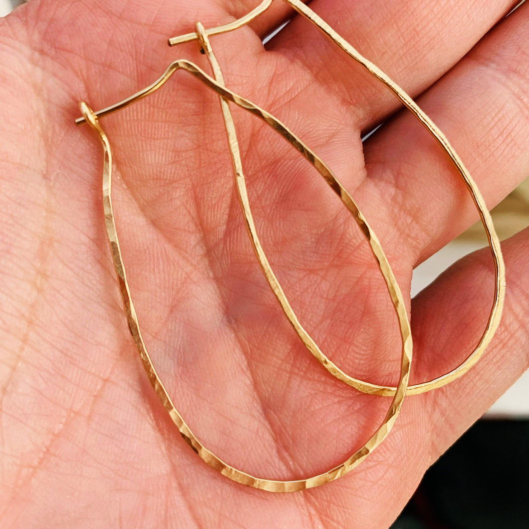 Amphora Hoops - 14k Gold Fill - Notions of Lovely ~ Jewelry & Adornments
