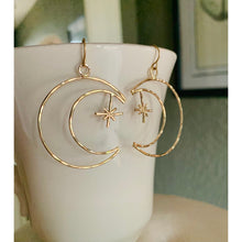 Load image into Gallery viewer, Star Gazer Earrings - 14K Gold Fill
