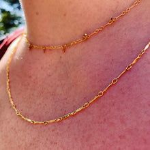 Load image into Gallery viewer, 14k Fill Layered Chains, Dewdrop Choker and Magic Hour Chain
