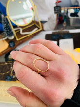 Load image into Gallery viewer, Ellipse Ring - 14k Gold Fill - Notions of Lovely ~ Jewelry &amp; Adornments
