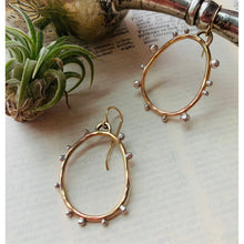 Load image into Gallery viewer, Hello Pebble Earrings - 14k Gold Fill &amp; Sterling Silver
